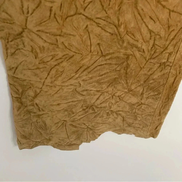 Danier  Suede Textured Leather Retro Pants Boho Hippie 6 - Picture 9 of 15